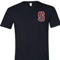 World and Space STANDFORD University Small Logo Design Left Side TEE