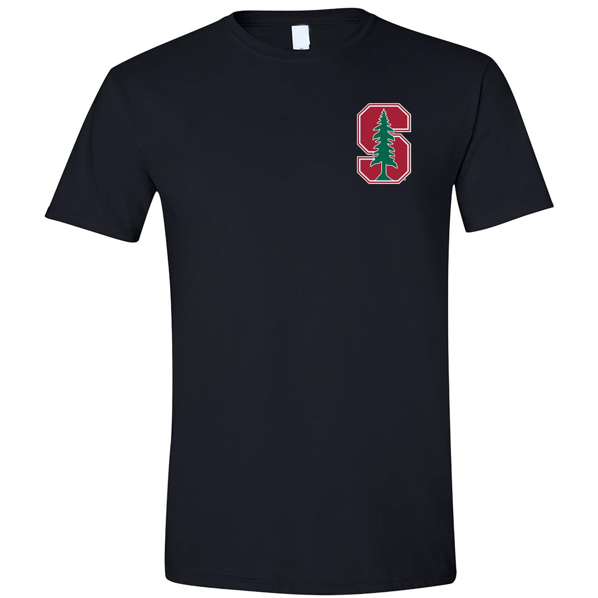 World and Space STANDFORD University Small Logo Design Left Side TEE
