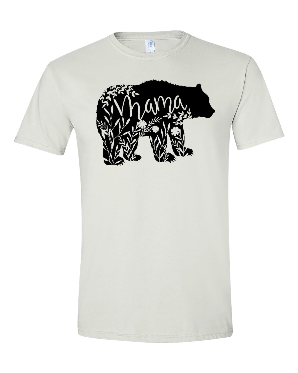 Cute Bear Pattern with 'Mama' Print Unisex T-Shirt Options, Mama Bear T-Shirt, Mama Gift