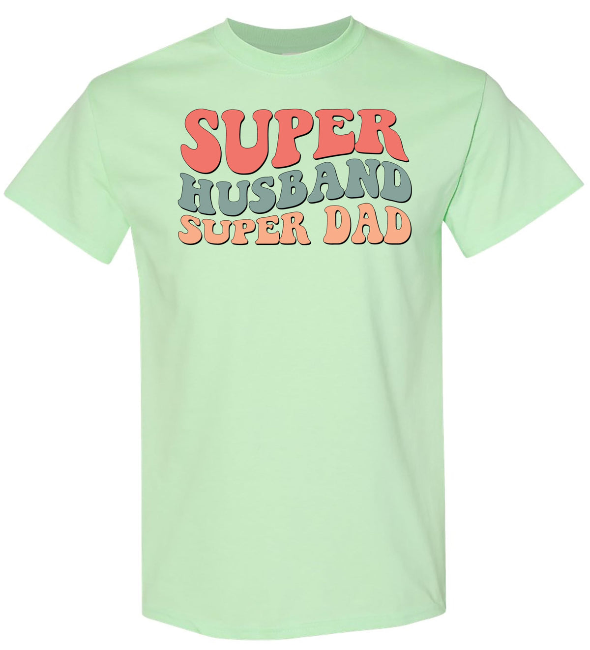 Super Dad Super Husband T-Shirt, Men's Funny