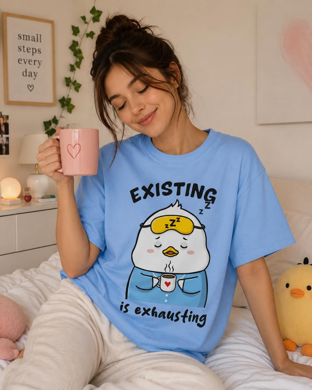 Funny Graphic T-Shirt with Cute Cartoon for Women and Men, Japanese