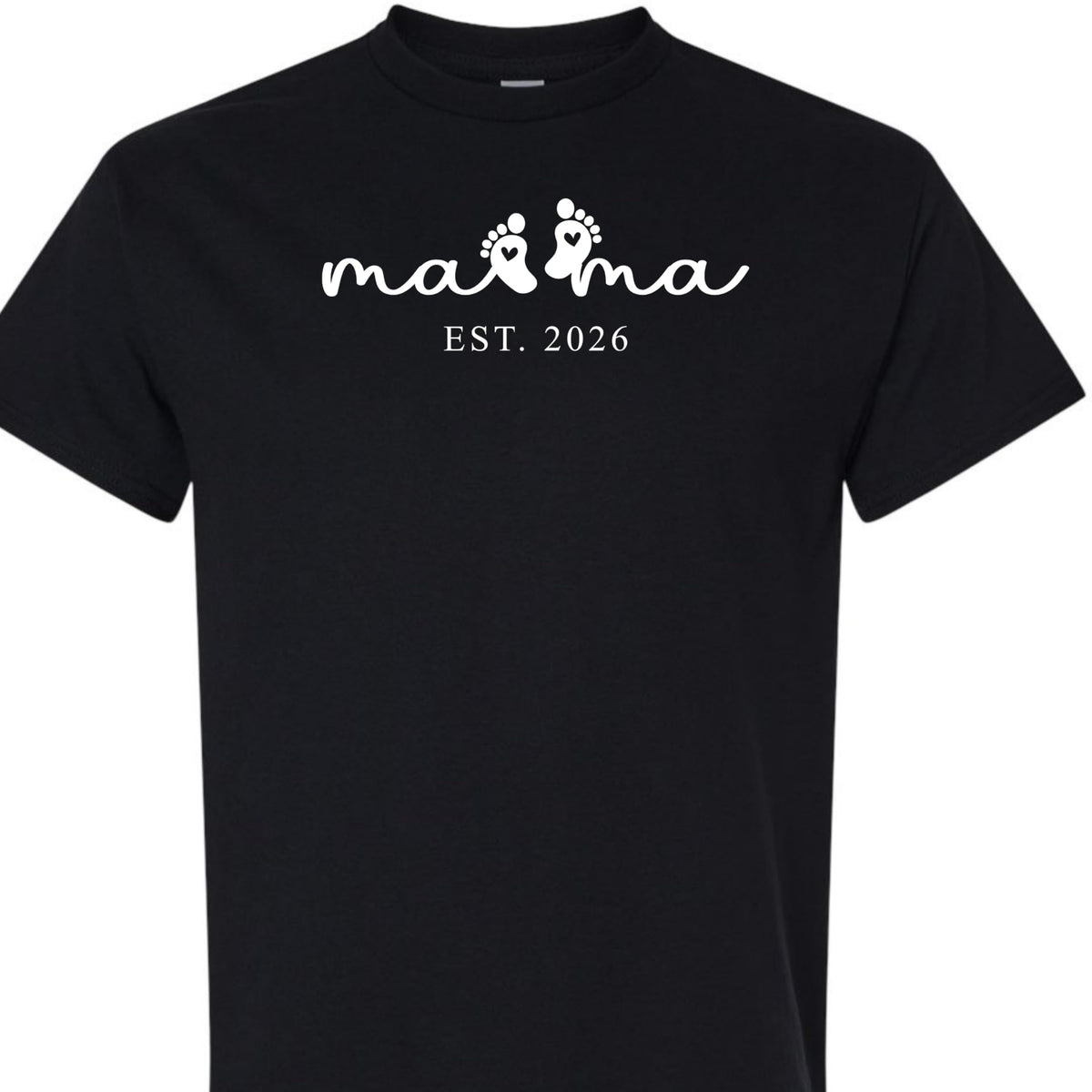 Mama Graphic Tee for Women, Cute Minimalist Mom Shirt, for New Mom