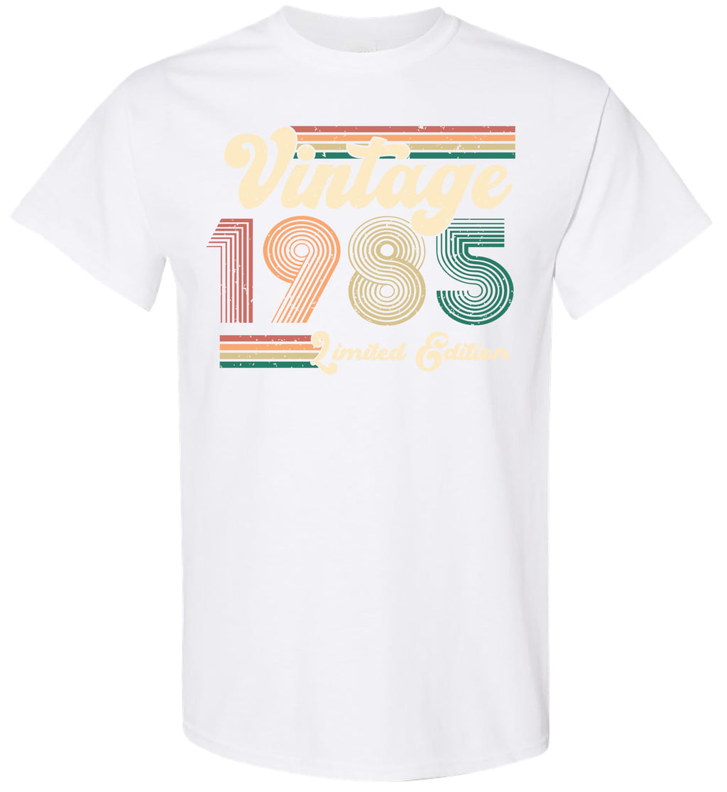 Vintage 1985 Limited Edition Retro Graphic T-Shirt – Birthday Gift for Men or Women