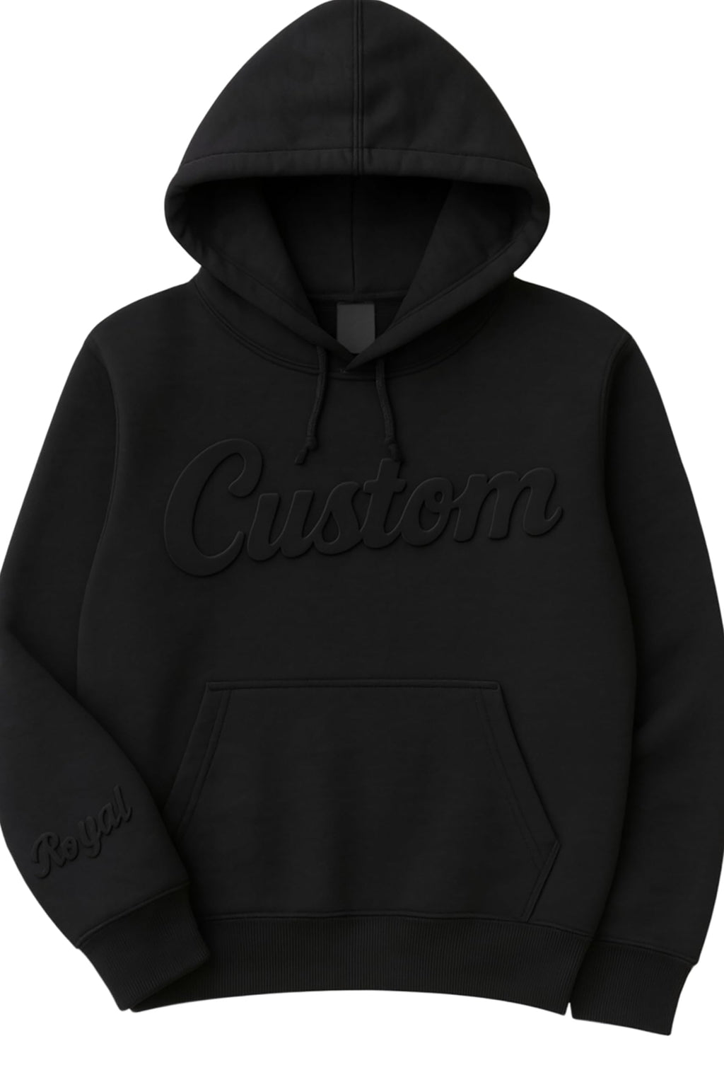 World and Space Custom Puff Print Hoodie, Personalized Sweatshirt 3D Raised Text Hoodie, Embossed Lettering Gift, Text