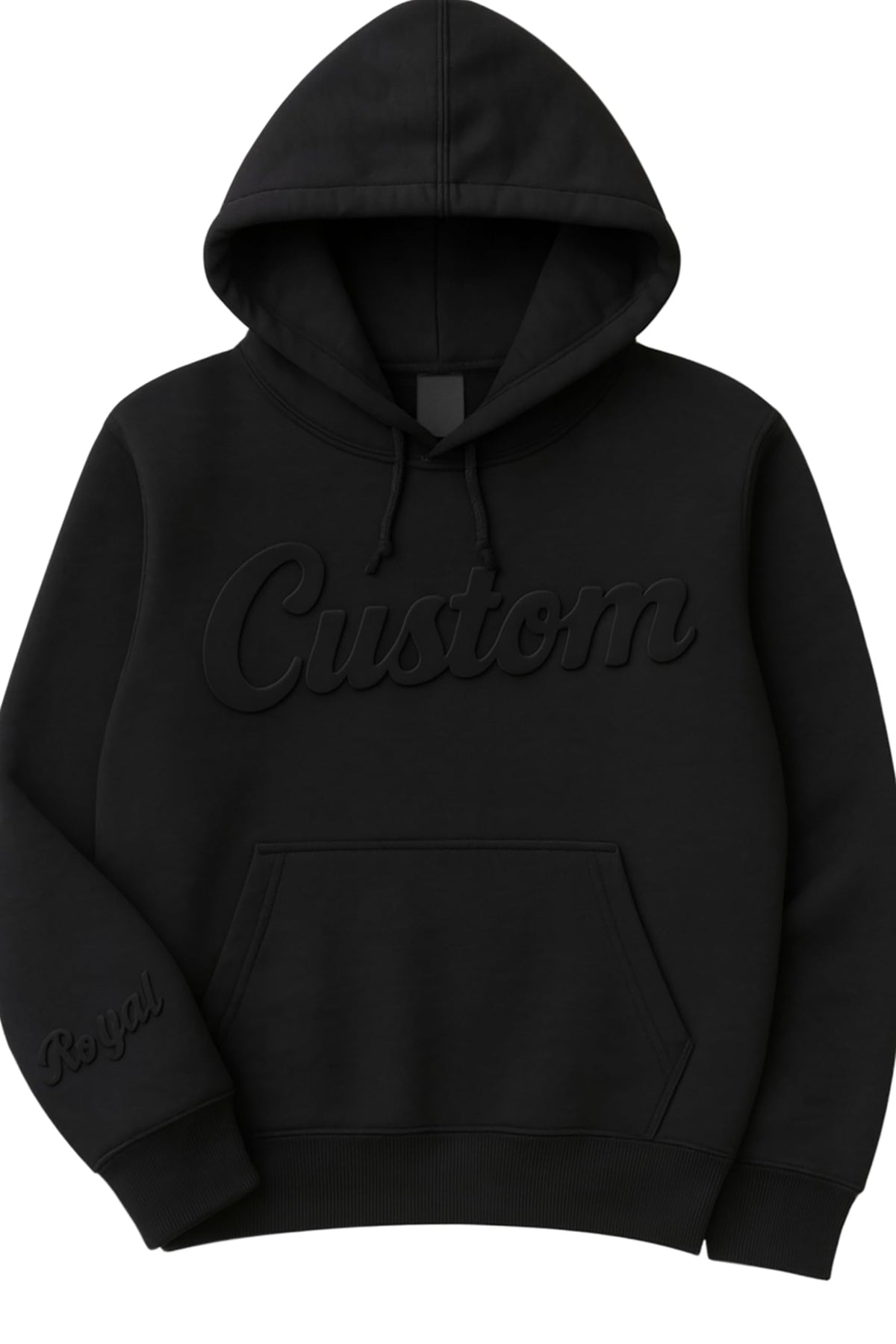 World and Space Custom Puff Print Hoodie, Personalized Sweatshirt 3D Raised Text Hoodie, Embossed Lettering Gift, Text