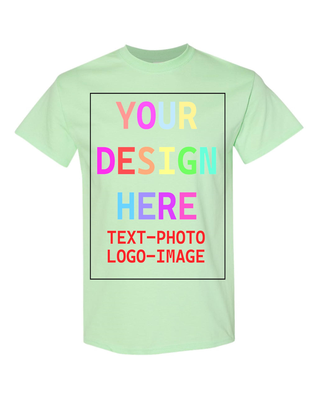 Custom T-Shirt for Men and Women, Design Your Own, Personalized Tee, Add Your Text Photo