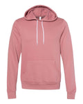 BELLA+CANVAS Unisex Sponge Fleece Pullover Hooded Sweatshirt M MAUVE