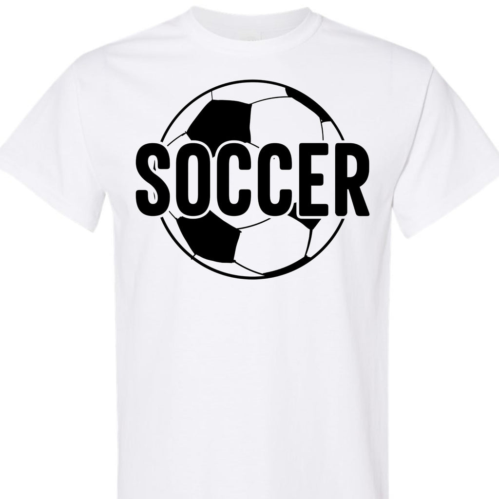 Funny Soccer Player Shirt, Cool Soccer Ball Graphic Tee for Adults