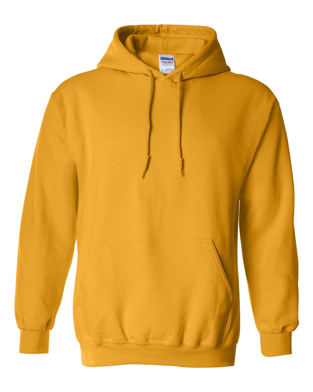 Gildan Men's Heavy Fleece Hooded Sweatshirt G185 Small(Gold)