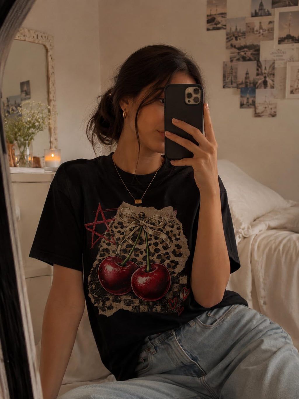 Vintage Cherry Graphic Tee