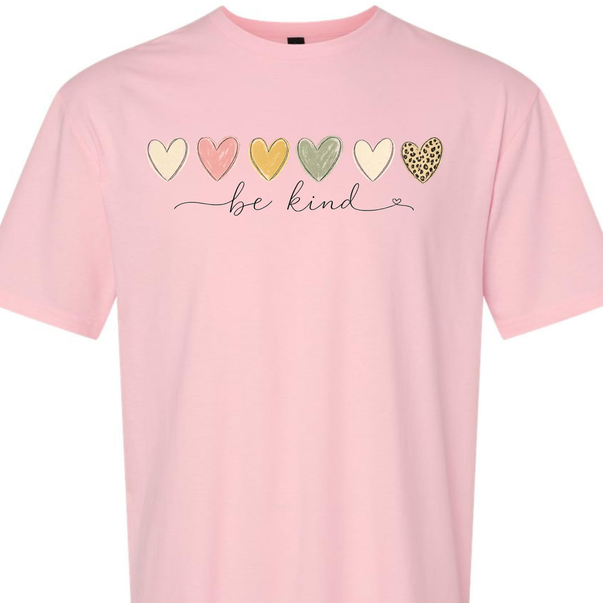 Be Kind Shirt for Women, Cute Heart Graphic Tee, Inspirational Kindness, Aesthetic Vintage Style, Casual for Teens