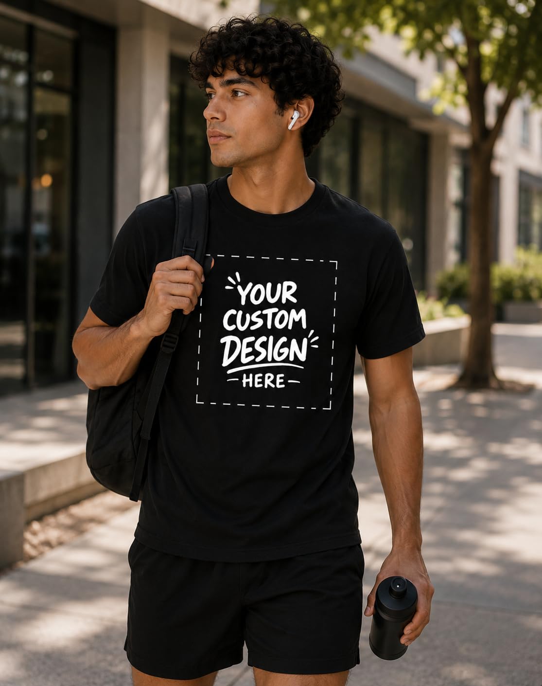 World and Space Custom Logo Shirt Personalized Graphic Tee