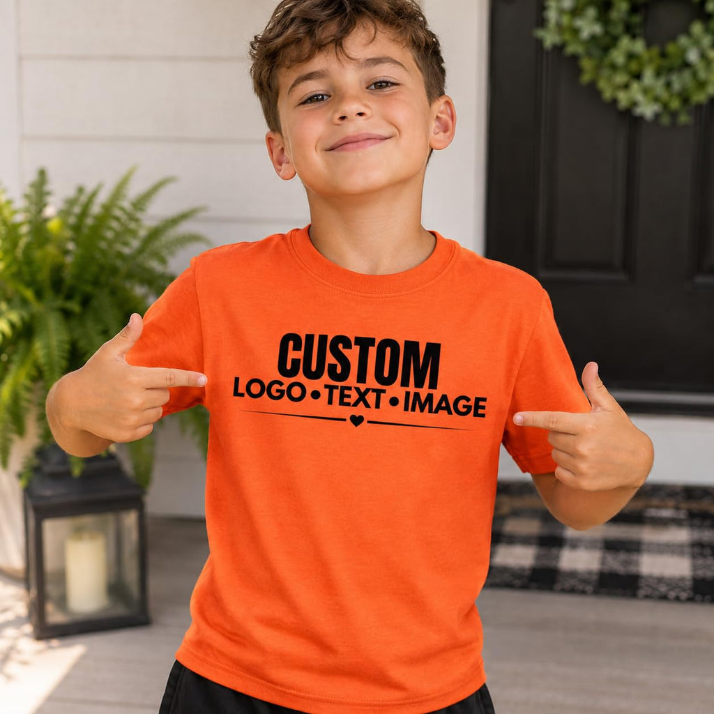 World and Space Custom Youth T-Shirt Personalized Kids Shirt