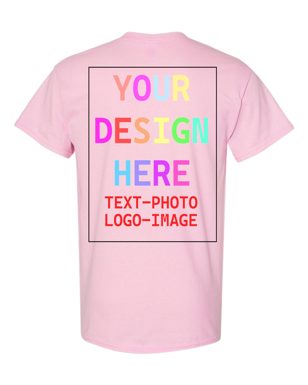 Custom T-Shirt for Men and Women, Design Your Own, Personalized Tee, Add Your Text Photo