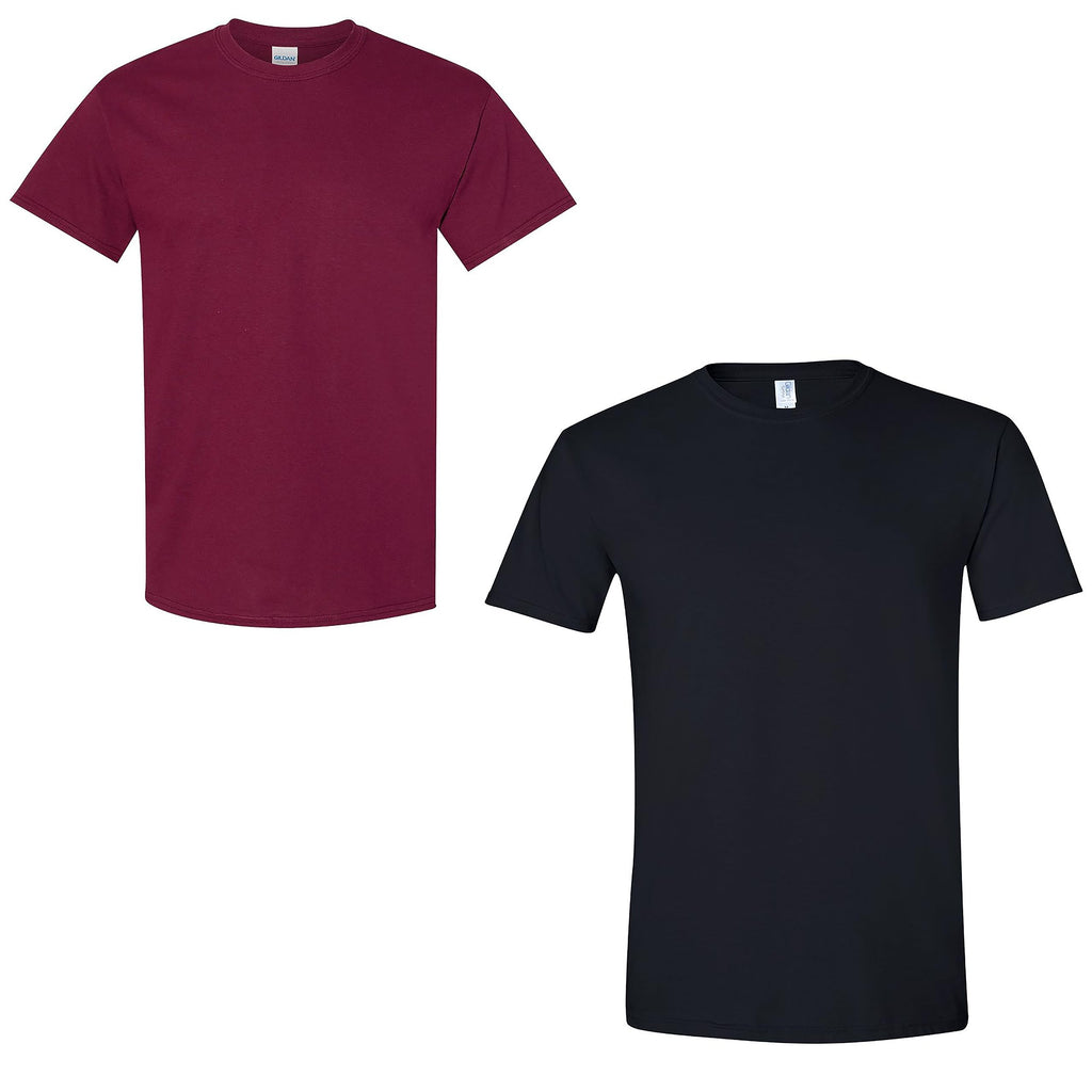 Men's Unisex Heavy Cotton GLDN 5000 Series Blank T-Shirt Multipack