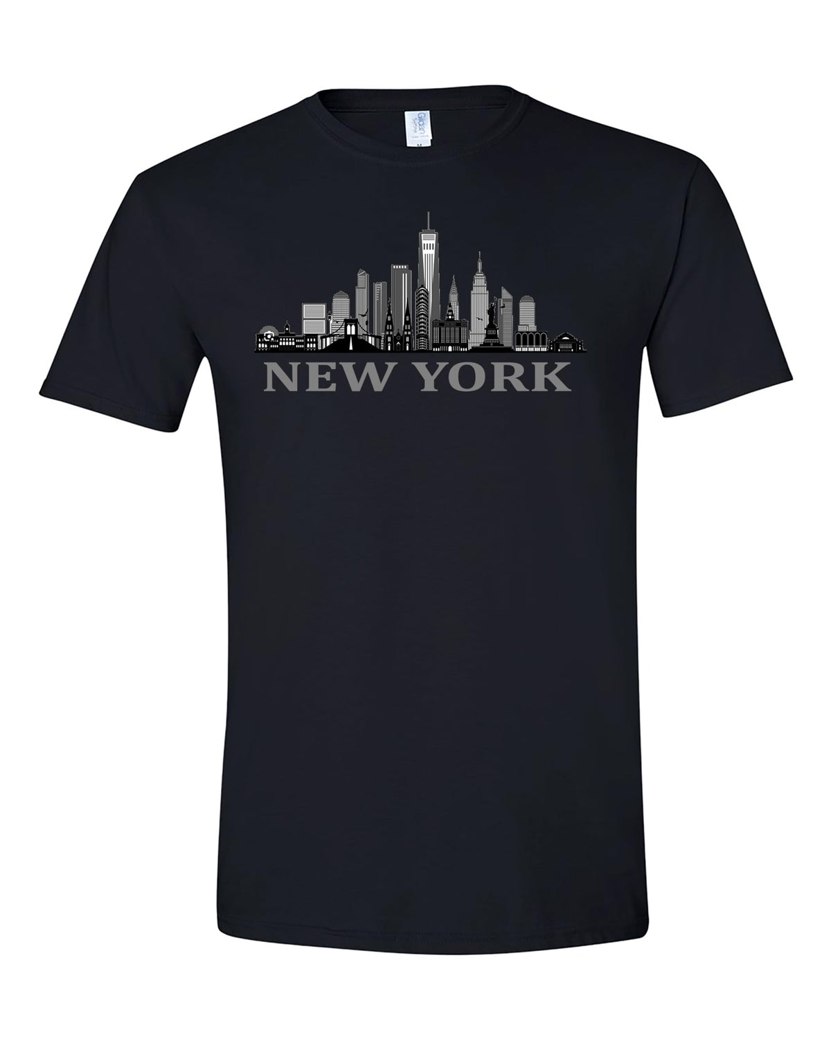 World and Space New York T-Shirt NYC TEE New York Silhouette T-Shirt USA Gift