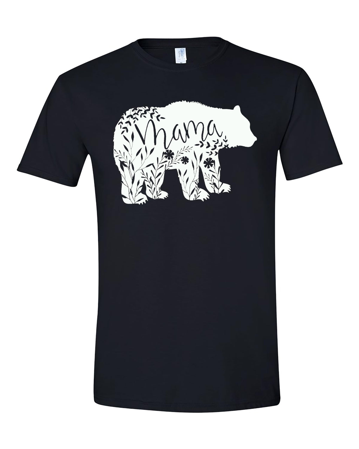Cute Bear Pattern with 'Mama' Print Unisex T-Shirt Options, Mama Bear T-Shirt, Mama Gift