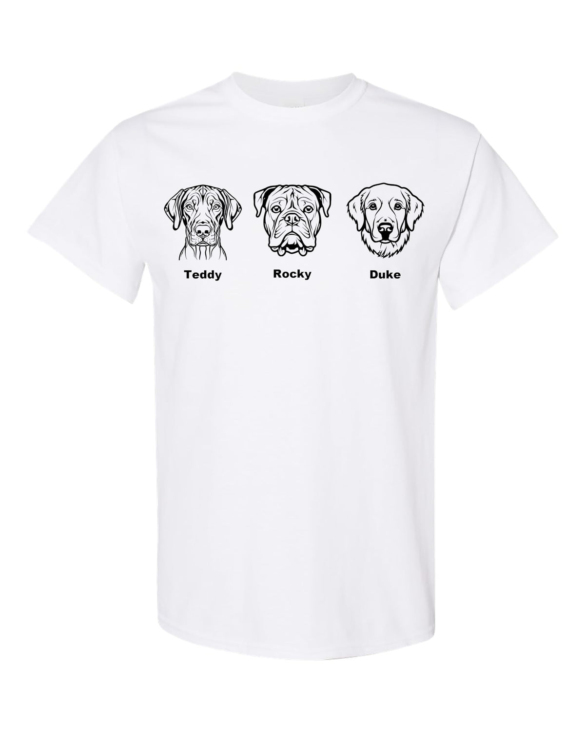 Custom Dog Breed and Name Shirt – Personalized Dog Lover T-Shirt, Pet Owner Gift