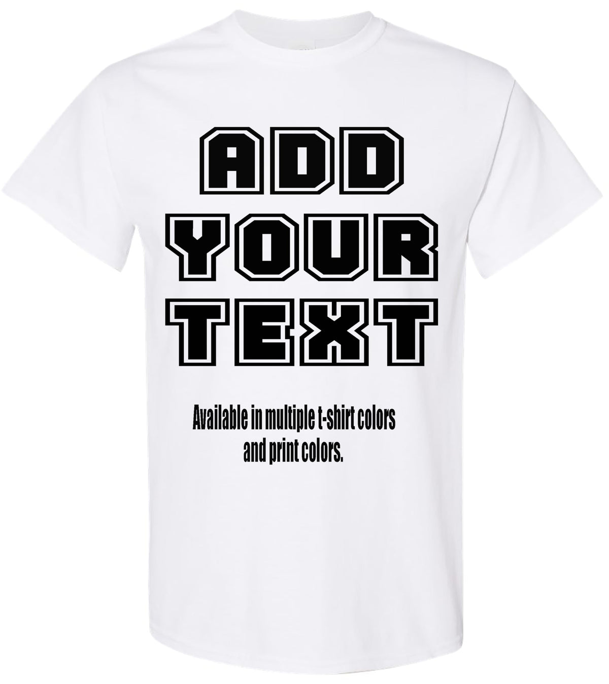 Custom T-Shirt Add Your Text Personalized Tshirt Adult Men Women%100 Cotton Tee