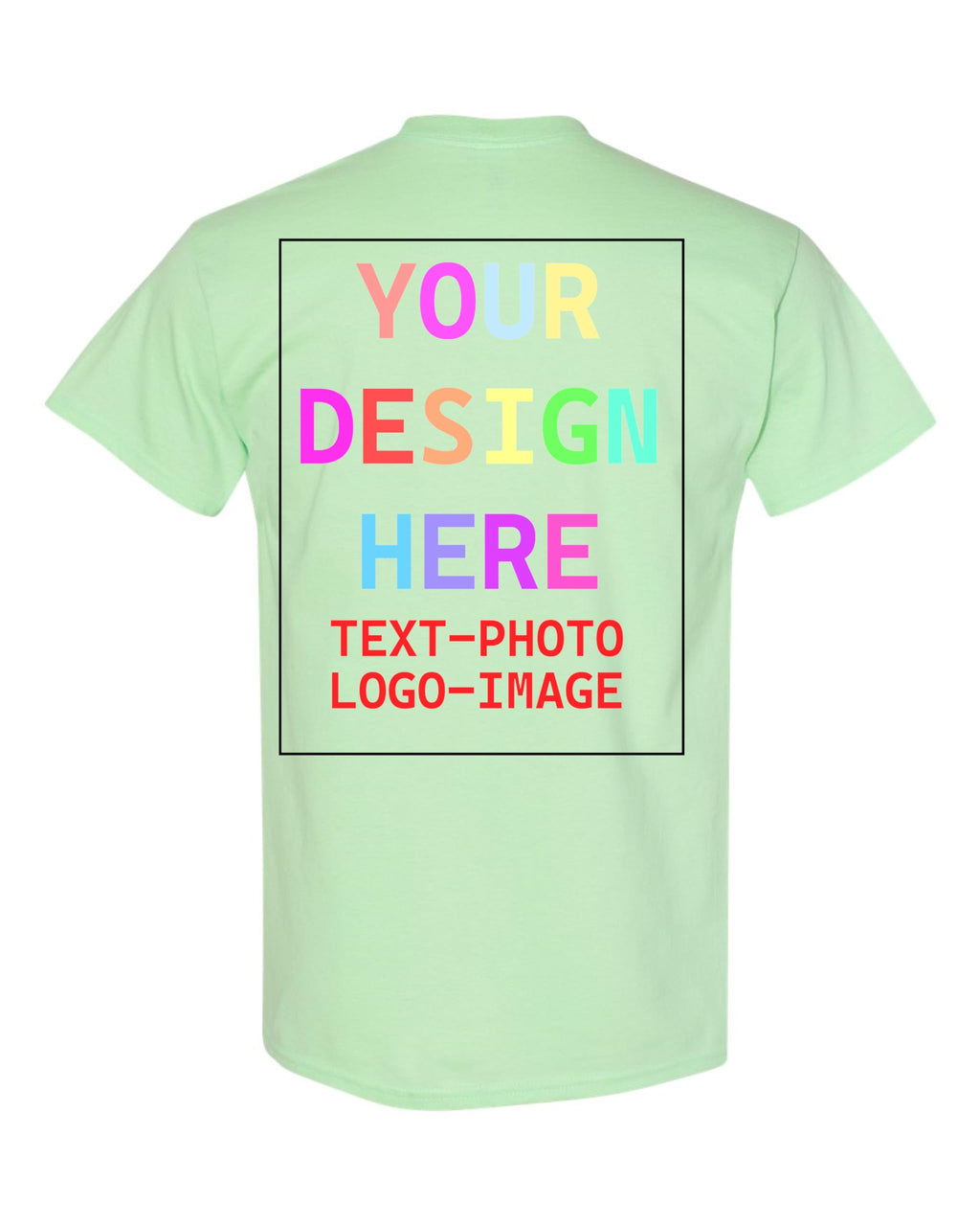 Custom T-Shirt for Men and Women, Design Your Own, Personalized Tee, Add Your Text Photo