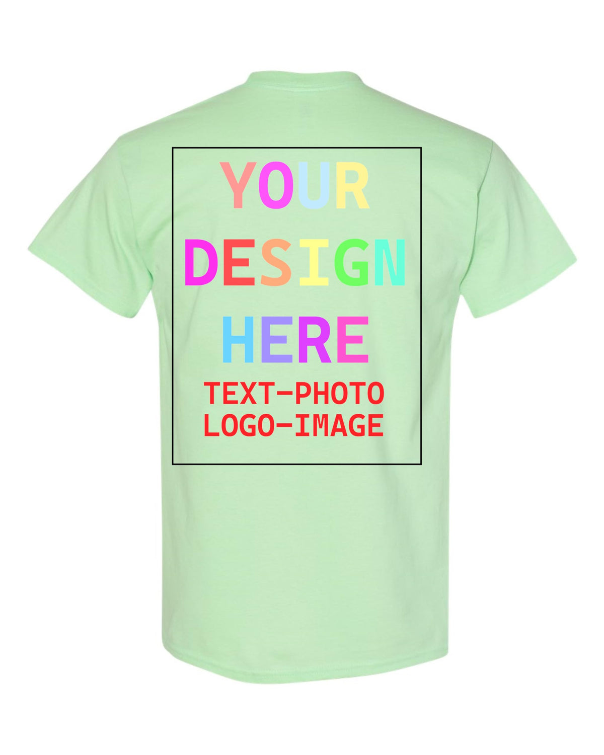 Custom T-Shirt for Men and Women, Design Your Own, Personalized Tee, Add Your Text Photo