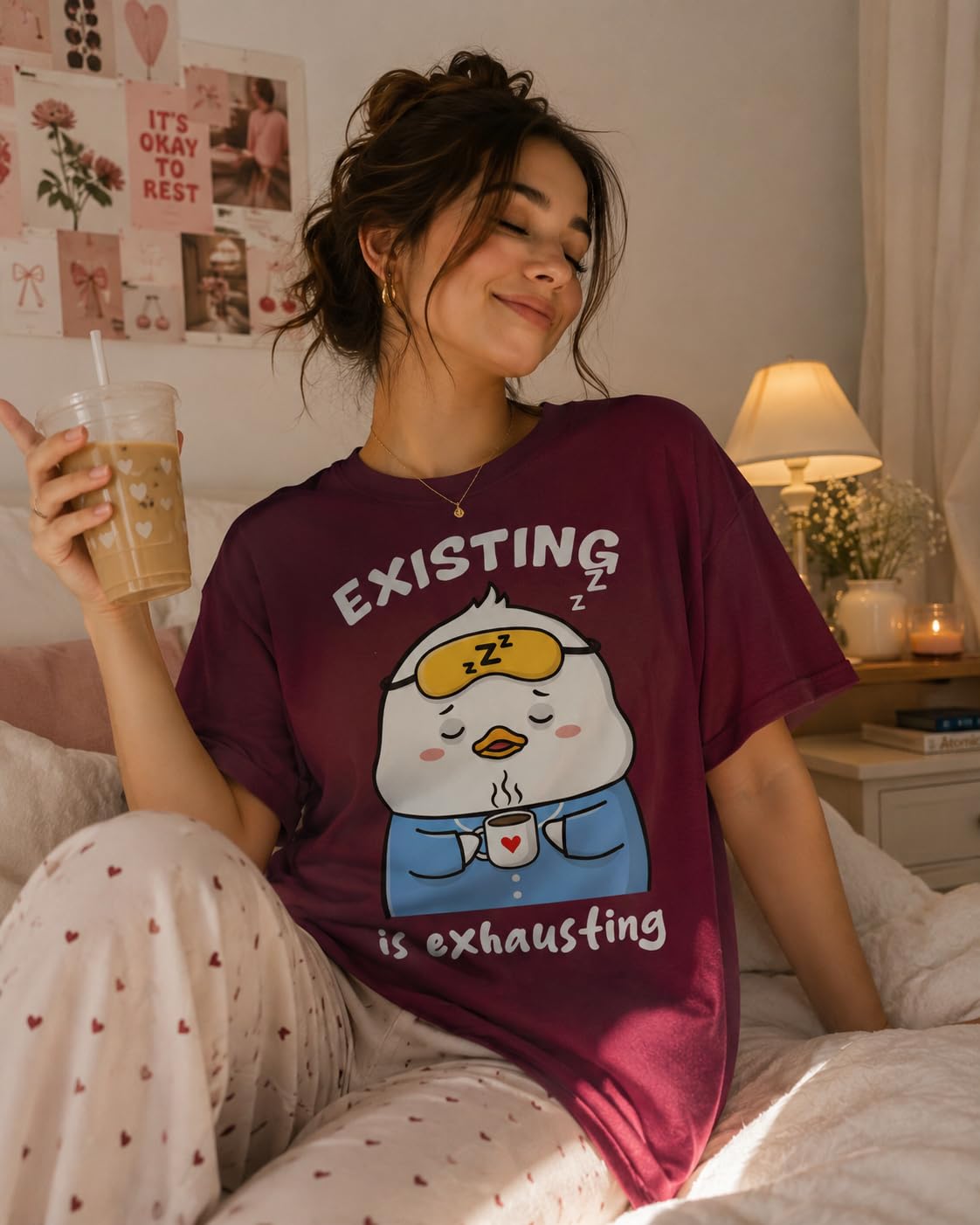Funny Graphic T-Shirt with Cute Cartoon for Women and Men, Japanese