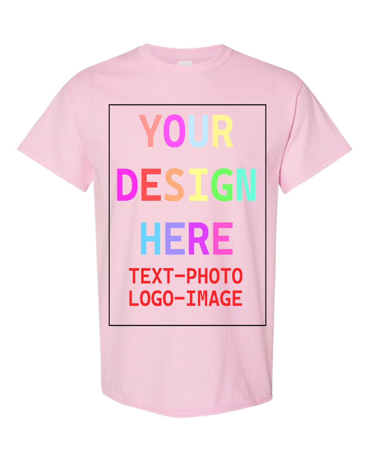 Custom T-Shirt for Men and Women, Design Your Own, Personalized Tee, Add Your Text Photo