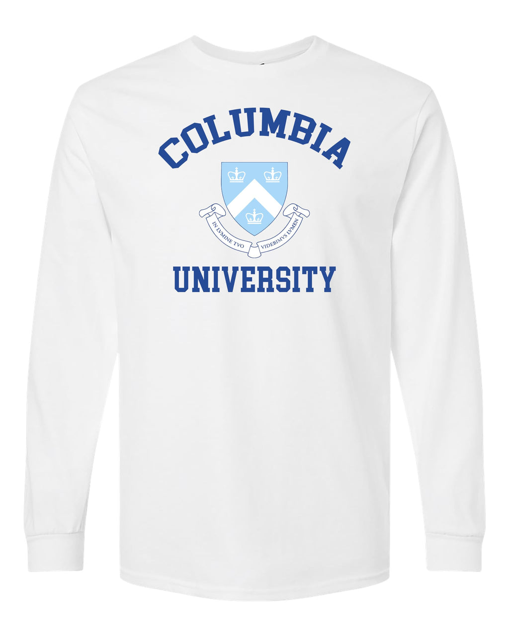 World and Space University College Heritage Logo Cotton T-Shirt, Long Sleeve, Unisex