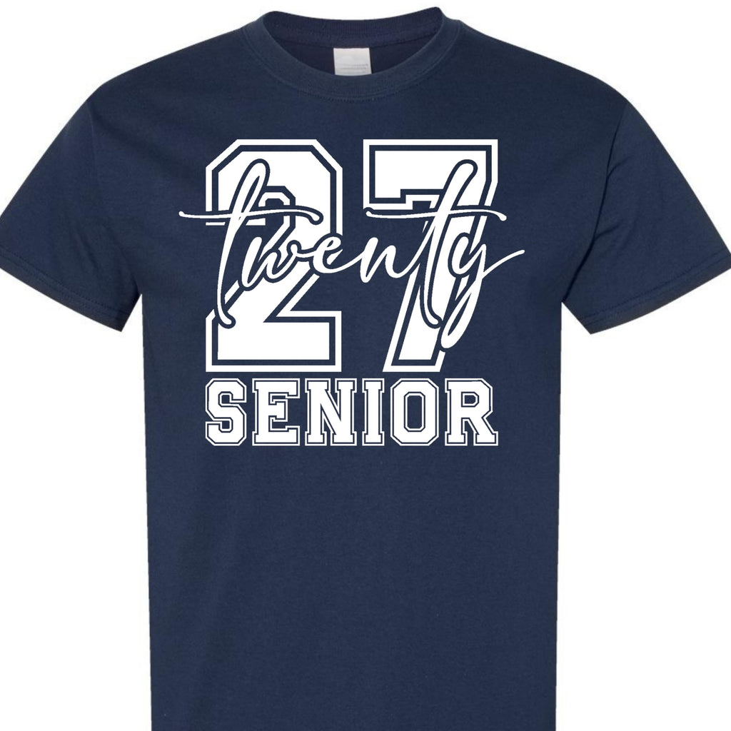 World and Space Senior 2027 T-Shirt for Teen Girls, Class of 2027 Graduation Tee, Trendy Senior Year Outfit