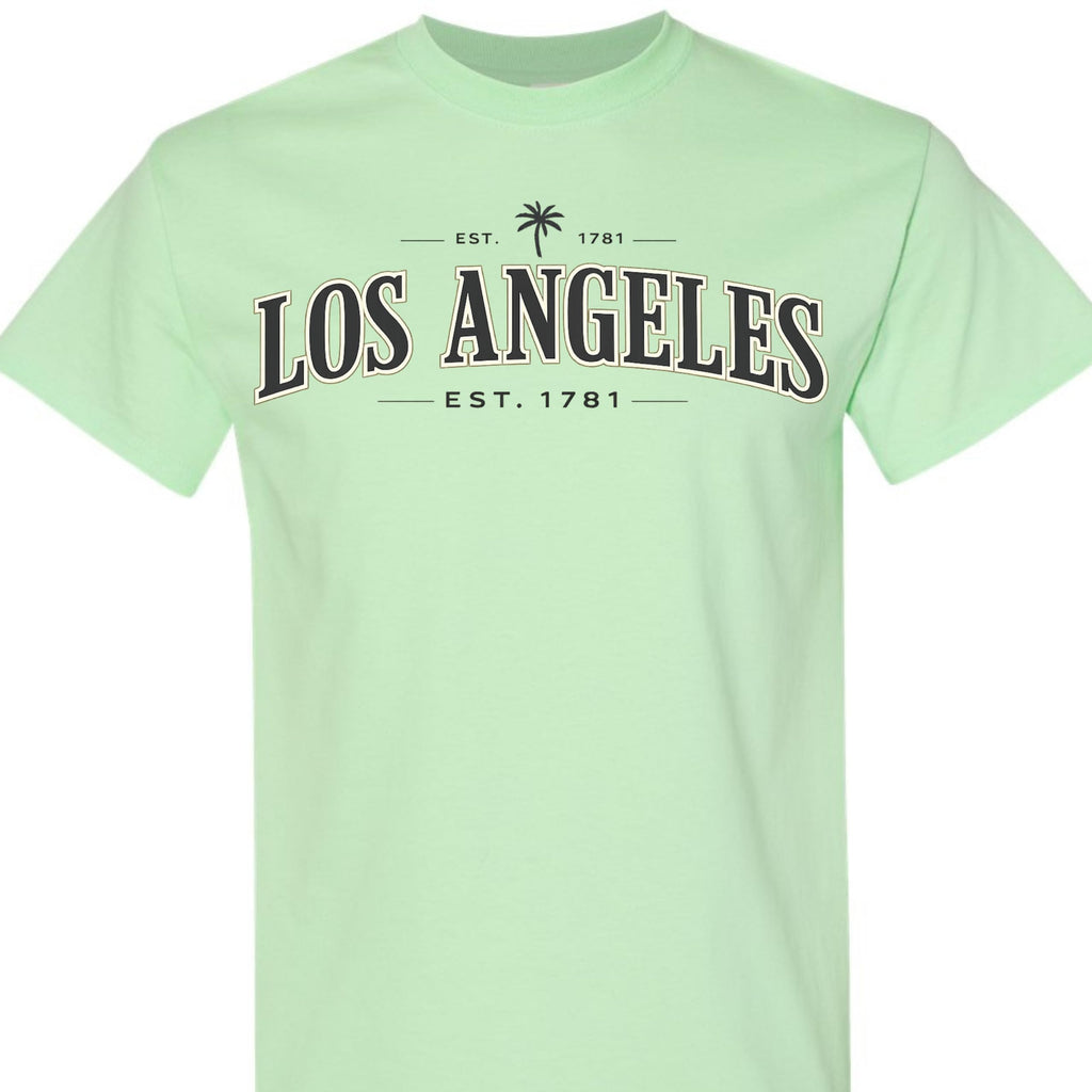 Los Angeles Vintage EST 1781 Graphic T-Shirt, Classic California LA Tee for Men, Women, and Teens