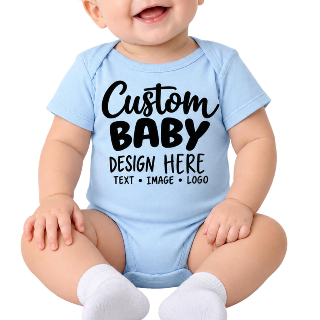 World and Space Custom Personalized Baby Bodysuit for Boys & Girls