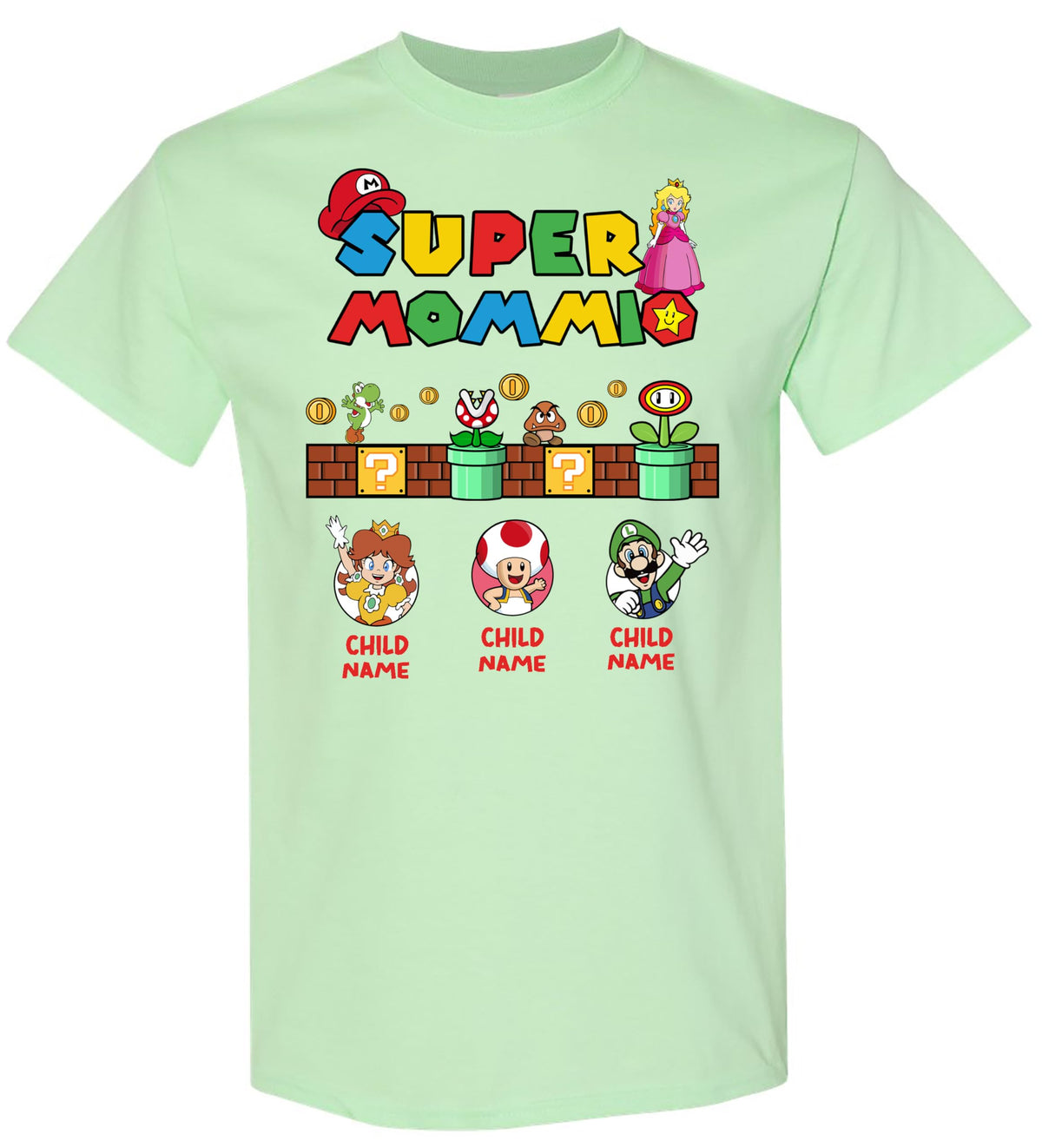Super Dad Super Mom Matching T-Shirt Custom Family T-Shirt Super Mummy Daddy Son Boys/Girls Mommio Gift Tee Tops