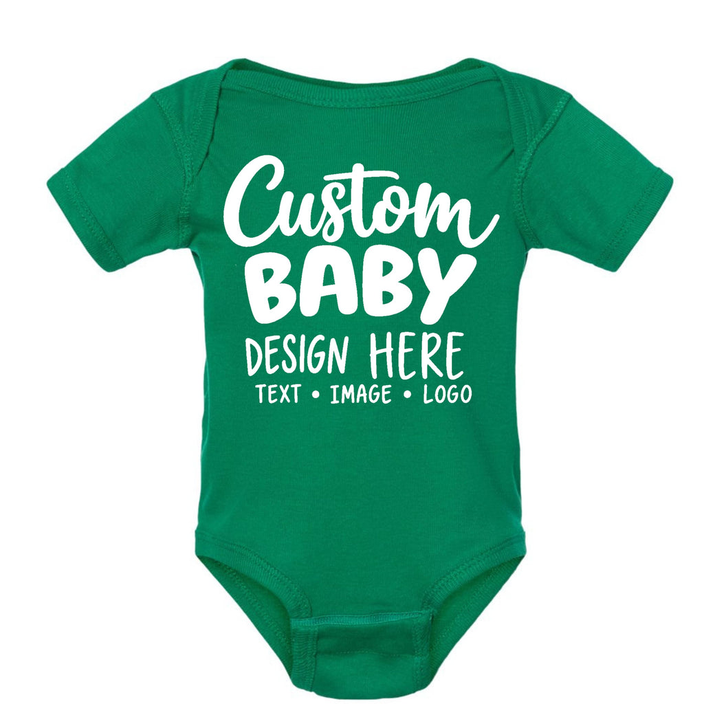 World and Space Custom Personalized Baby Bodysuit for Boys & Girls