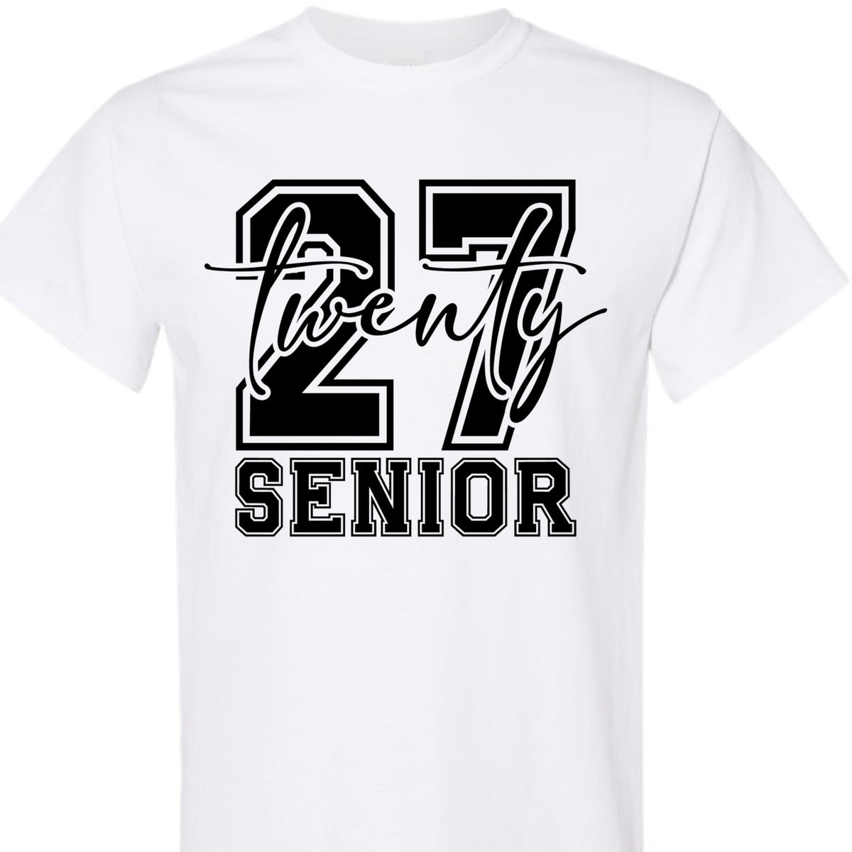 World and Space Senior 2027 T-Shirt for Teen Girls, Class of 2027 Graduation Tee, Trendy Senior Year Outfit