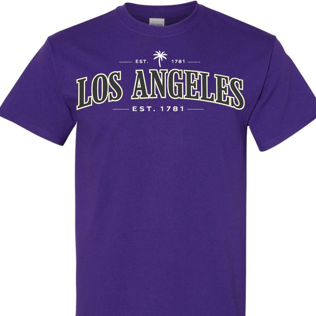 Los Angeles Vintage EST 1781 Graphic T-Shirt, Classic California LA Tee for Men, Women, and Teens