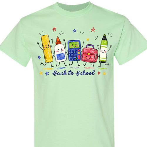Back to School Graphic Tee for Teachers and Students