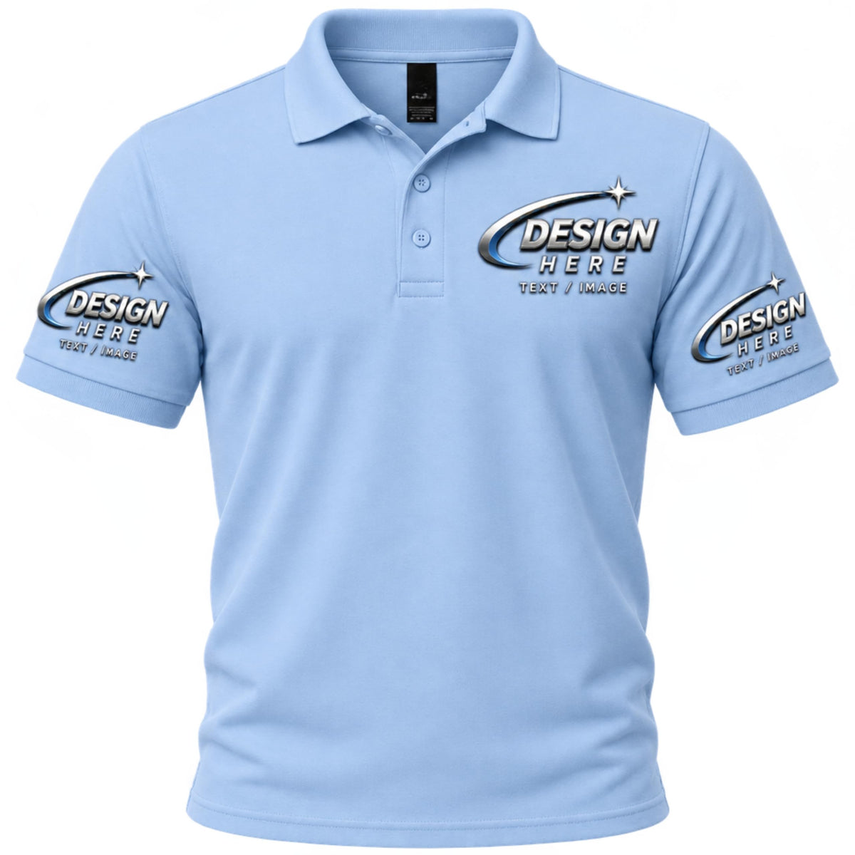 World and Space Custom Polo Shirts for Men with Logo or Text