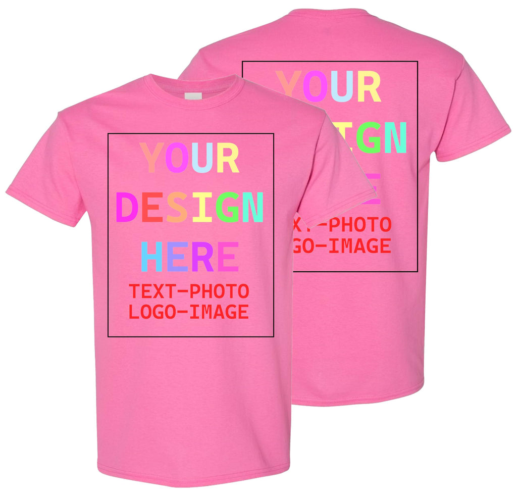 Custom T-Shirt for Men and Women, Design Your Own, Personalized Tee, Add Your Text Photo