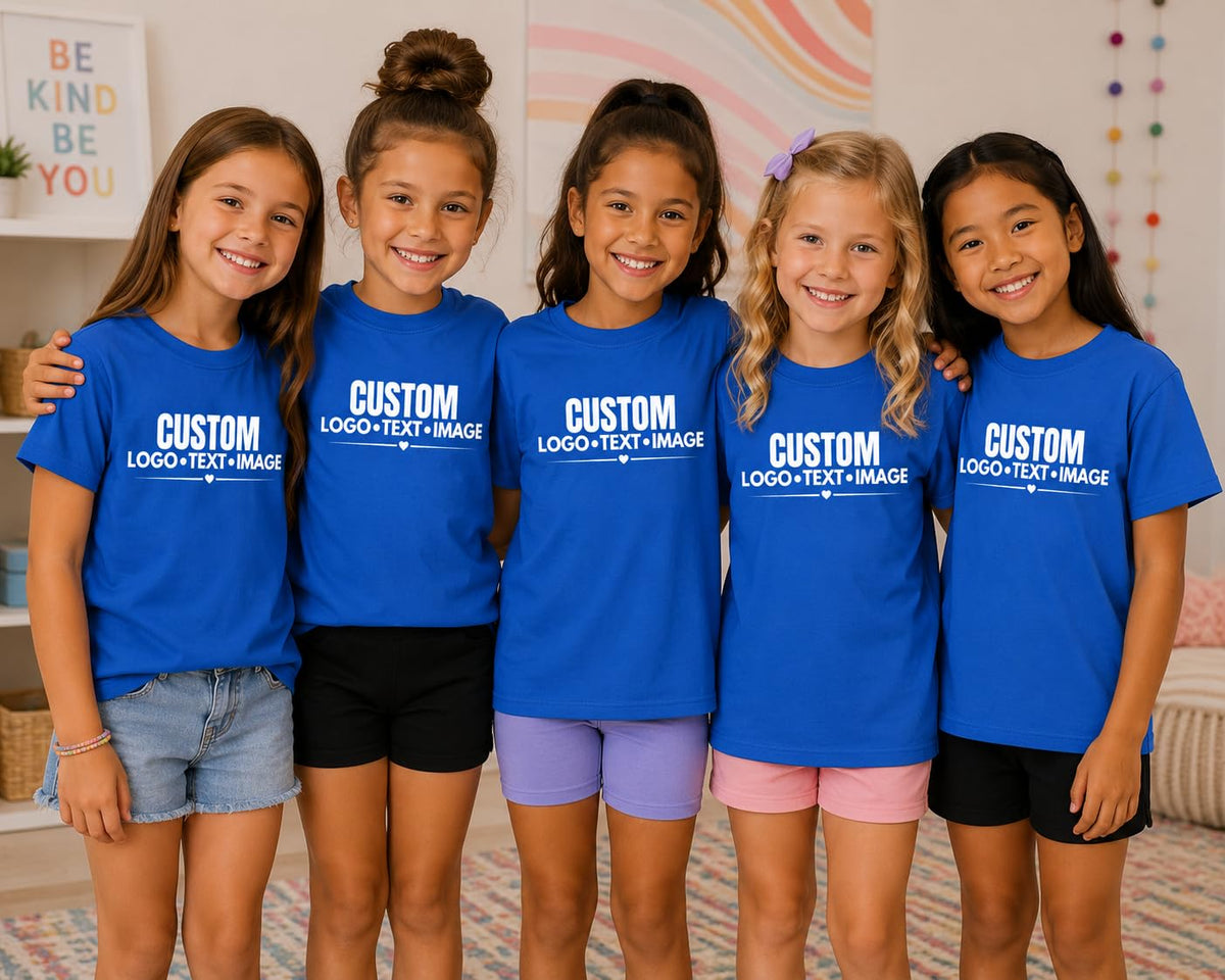 World and Space Custom Youth T-Shirt Personalized Kids Shirt