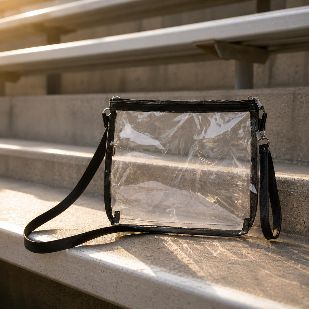 Clear Backpack, Stadium Approved Clear Bag for School, College, Sports, Concerts, and Travel