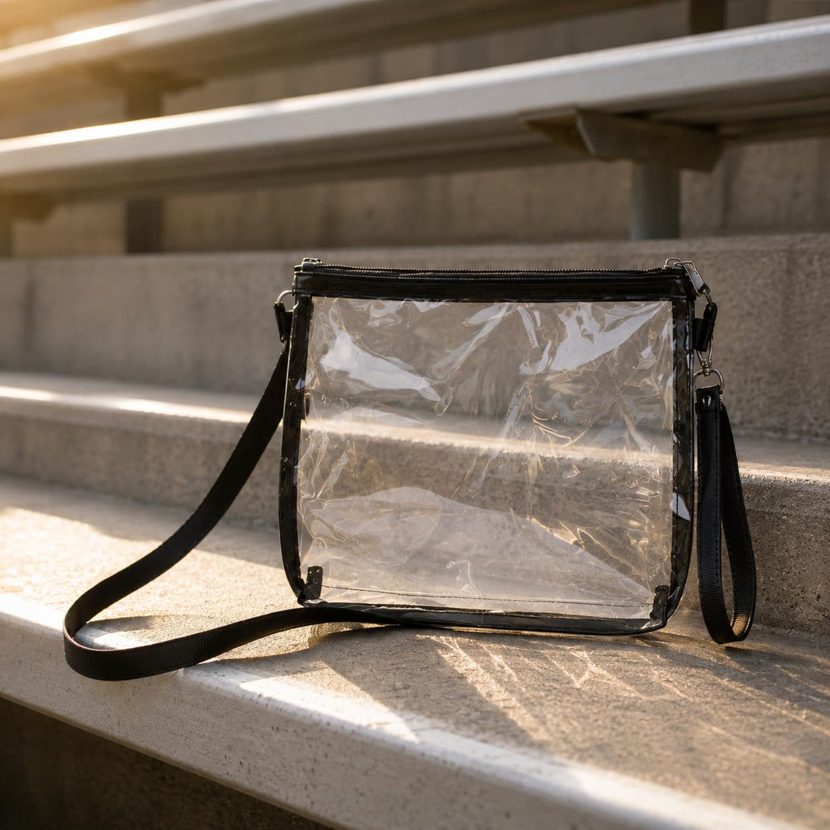 Clear Backpack, Stadium Approved Clear Bag for School, College, Sports, Concerts, and Travel