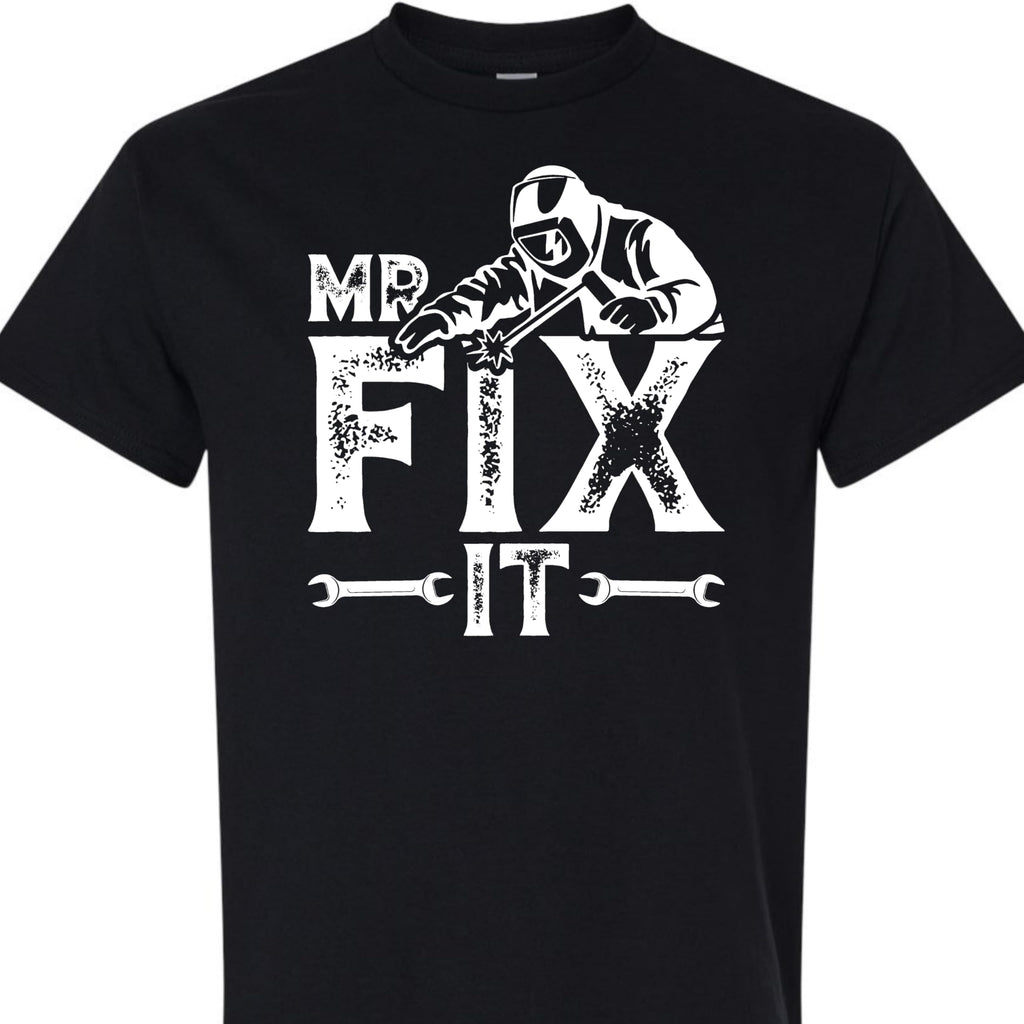 Mr Fix It Shirt, Funny Mechanic Tee for Dad and Husband