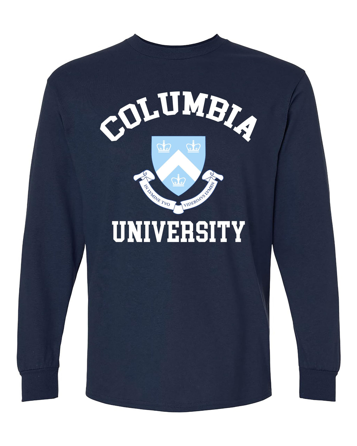 World and Space University College Heritage Logo Cotton T-Shirt, Long Sleeve, Unisex