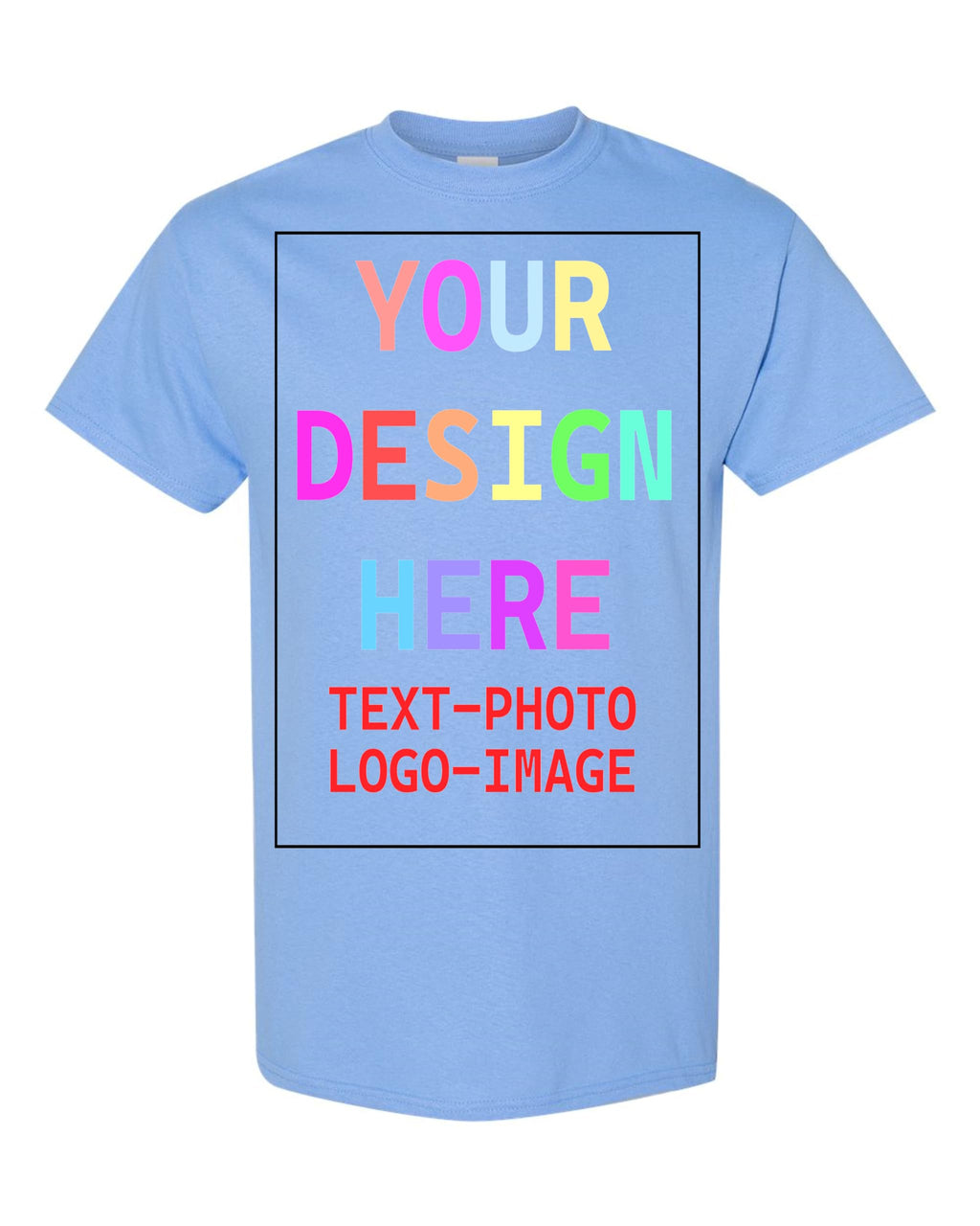 Custom T-Shirt for Men and Women, Design Your Own, Personalized Tee, Add Your Text Photo
