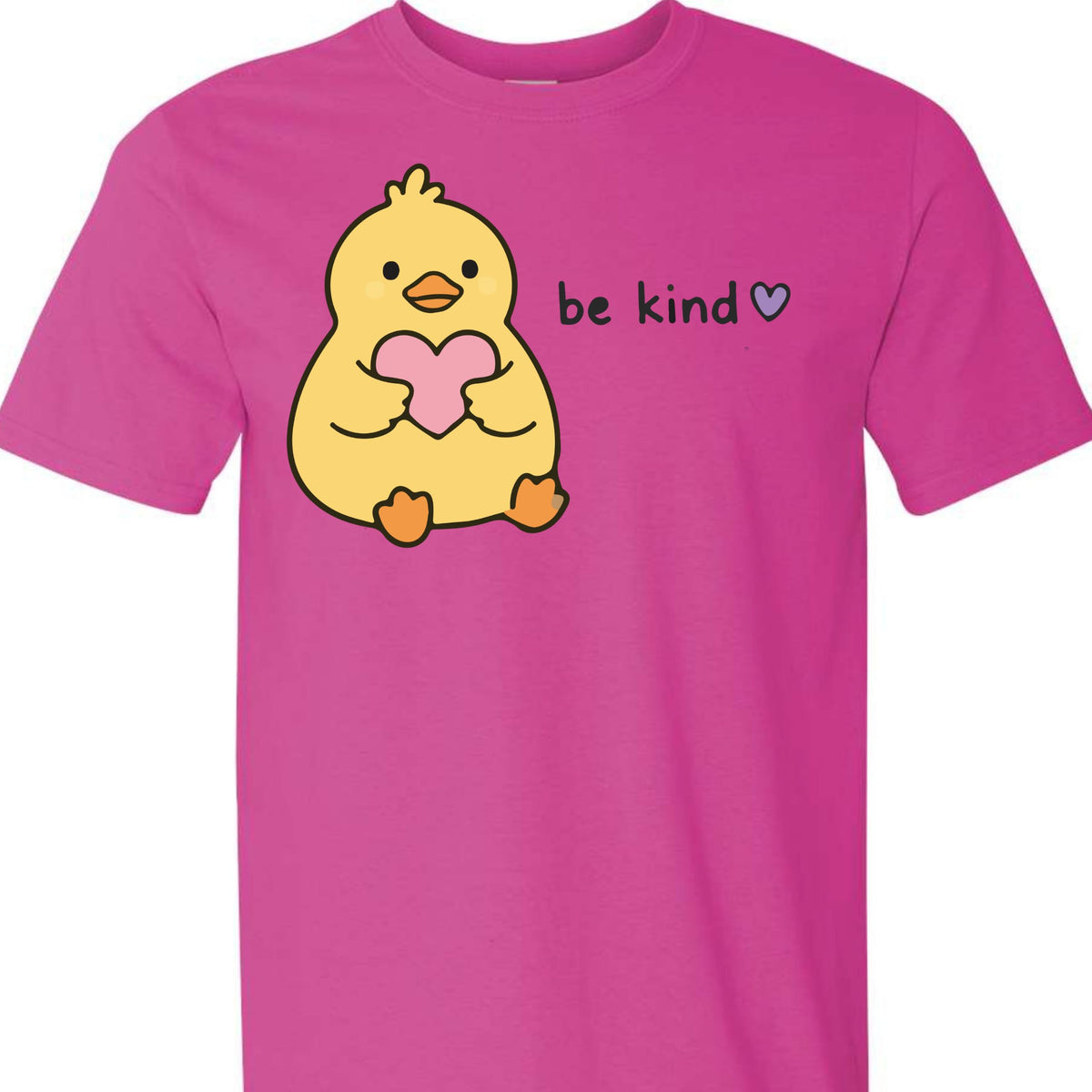 Be Kind Kindness Duck Positive Graphic T-Shirt