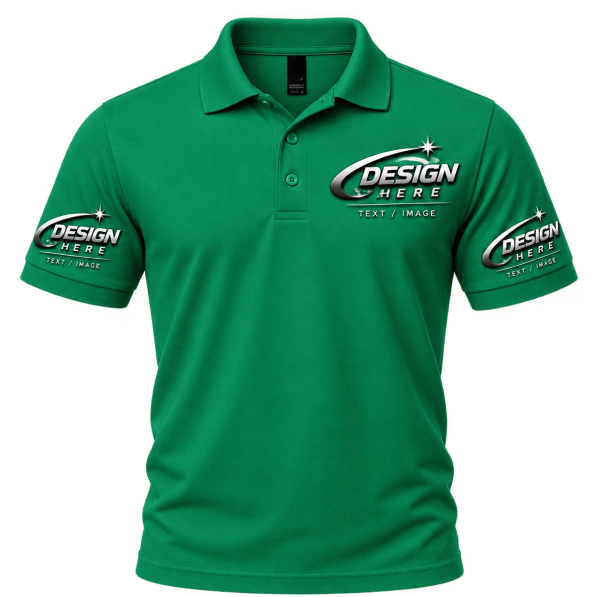 World and Space Custom Polo Shirts for Men with Logo or Text