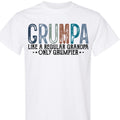 Grumpa Like a Regular Grandpa Only Grumpier Graphic T-Shirt