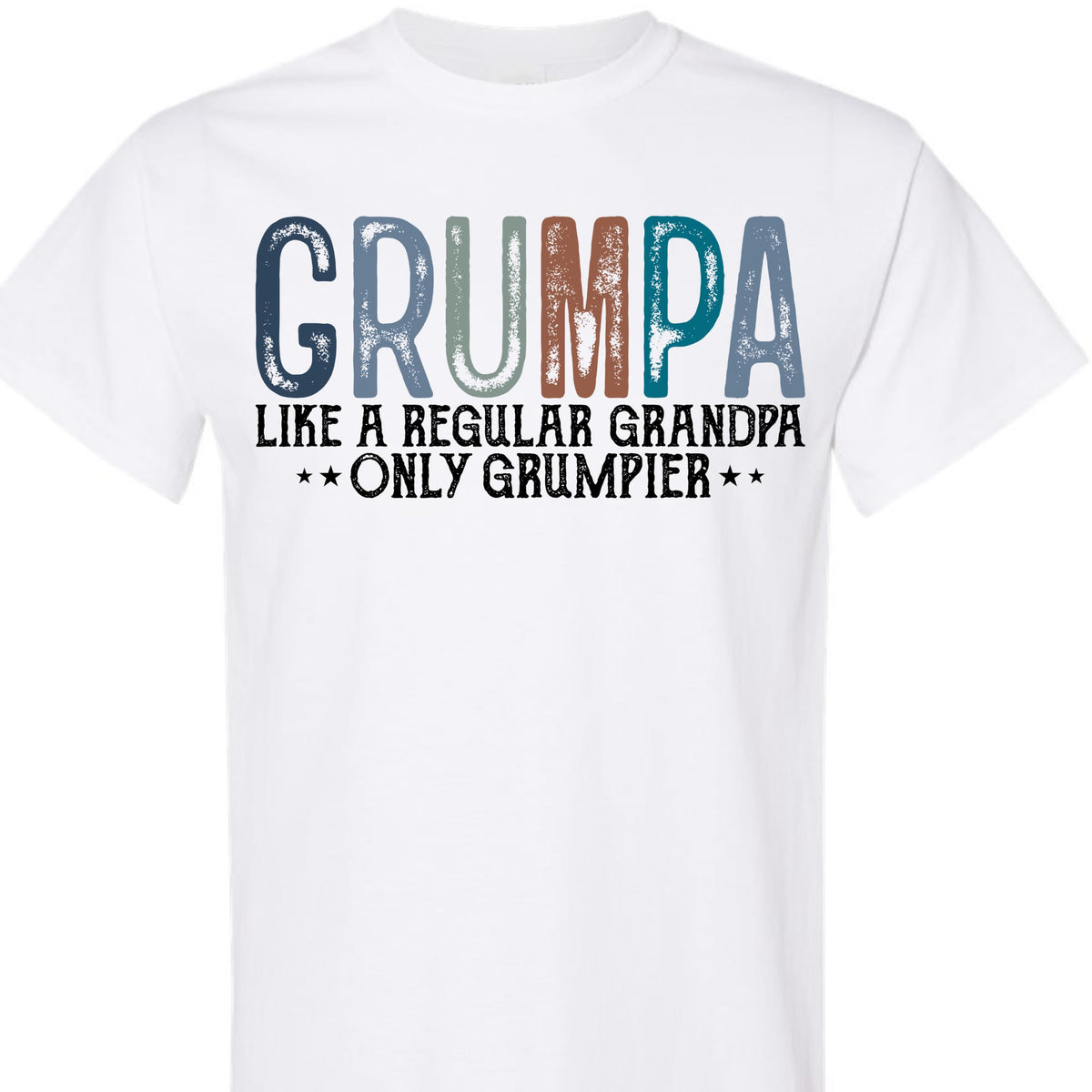 Grumpa Like a Regular Grandpa Only Grumpier Graphic T-Shirt