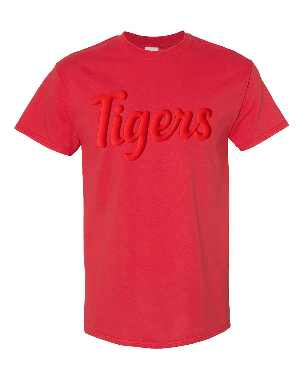 Custom Puff Print T-Shirt, 3D Embossed Spirit Shirt, Personalized Team Shirt, Trendy Puff Tee for College, School, Girls Trip