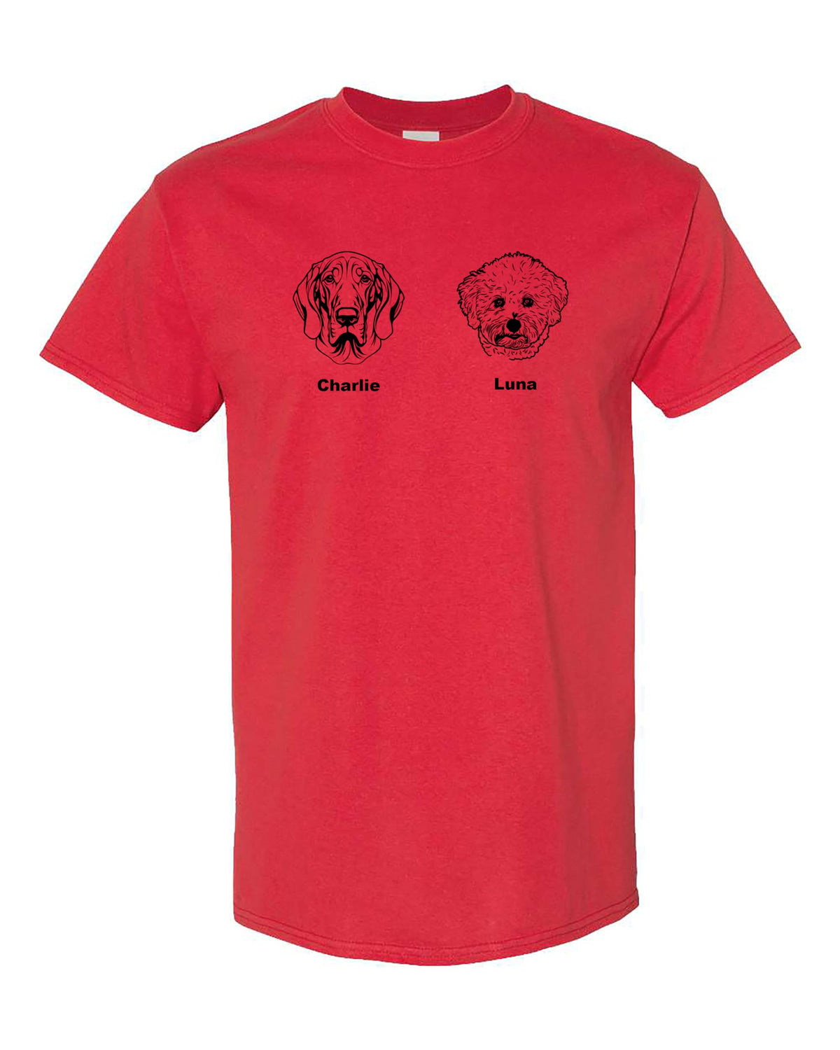 Custom Dog Breed and Name Shirt – Personalized Dog Lover T-Shirt, Pet Owner Gift